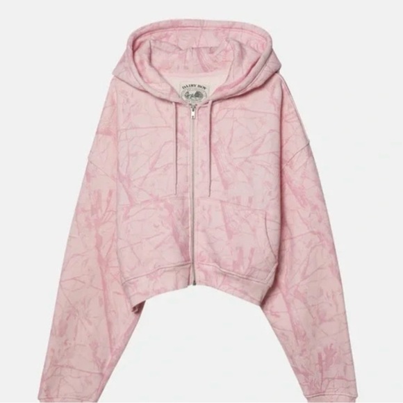 Dairy Boy Tops - Dairy Boy Bubblegum Pink Camo-Zip-Up Hoodie